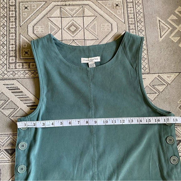 Vintage Amanda Smith Green Shift Dress - Picture 5 of 6